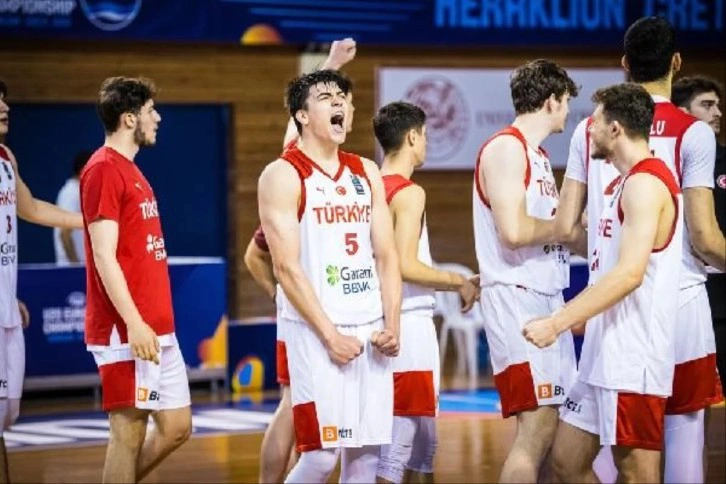 20 Yaş Altı Erkek Basketbol Milli Takımı İtalya'yı Mağlup Etti