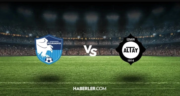 Erzurumspor - Altay maçı canlı izle! Erzurumspor - Altay maçı canlı izleme link var mı?
