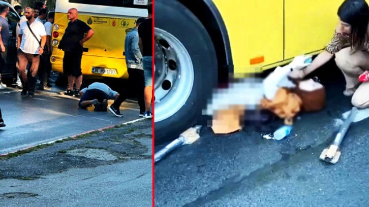 İstanbul'da korkunç olay! Hamile kadın İETT otobüsünün altında kaldı!