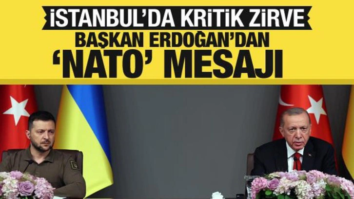 İstanbul'da önemli görüşme! Başkan Erdoğan'dan kritik NATO açıklaması