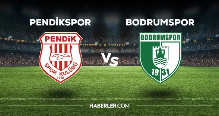 Pendikspor - Bodrumspor maçı ne zaman, saat kaçta, hangi kanalda? Pendikspor - Bodrumspor maçı saat