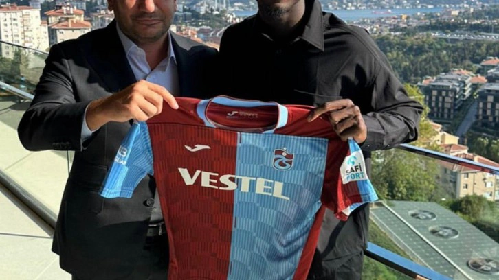 Trabzonspor yeni transferi kente geldi