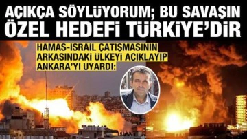 Abdullah Ağar'dan İsrail-Hamas uyarısı: Bu savaşın özel hedefi Türkiye'dir