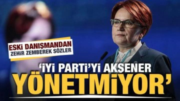 Akşener'in eski danışmanından zehir zemberek sözler: İYİ Parti'yi Akşener yönetmiyor!