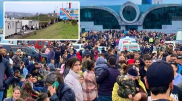 Azerbaycan'ın operasyonunun ardından Hocalı'daki Ermeniler şehri terk ediyor