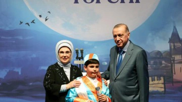 Başkan Erdoğan, torununun mezuniyet törenine katıldı