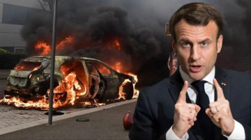 Fransa Cumhurbaşkanı Macron'dan sosyal medya ç��kışı: İşler çığırından çıktığında keseriz
