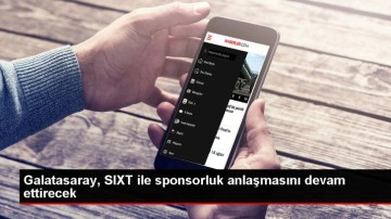 Galatasaray, SIXT ile sponsorluk anlaşmasını devam ettiriyor