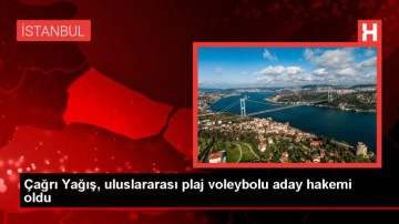 İstanbul Bölgesi Voleybol Hakemi Çağrı Yağış Uluslararası Plaj Voleybolu Aday Hakemi Oldu