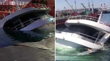 İstanbul Yenikapı'da tur teknesi battı! 3 kişi son anda kurtuldu
