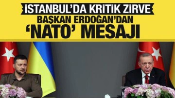İstanbul'da önemli görüşme! Başkan Erdoğan'dan kritik NATO açıklaması
