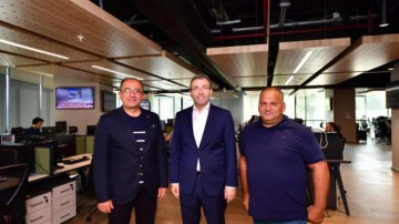 Pendik Belediye Başkanı Ahmet Cin'den Kanal7 Medya Grubu'na ziyaret