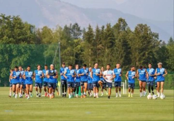 Trabzonspor Slovenya kampında çift antrenman yaptı