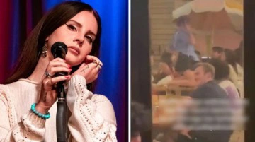 Ünlü Şarkıcı Lana Del Rey, garson kıyafetiyle barda twerk yaptı