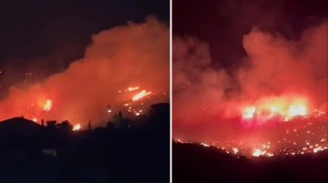 Yunanistan'daki yangın hala kontrol altına alınamadı! Alevler Atina'ya yaklaşıyor
